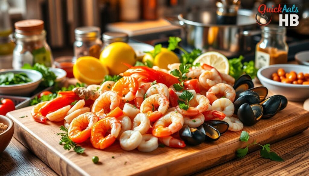 Seafood Tango Balanced Dish Preparation Seafood Tango Balanced Dish Preparation