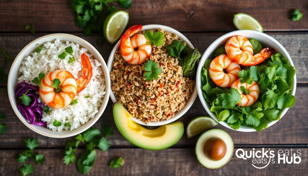 Shrimp Rice Bowl Base Options Shrimp Rice Bowl Base Options