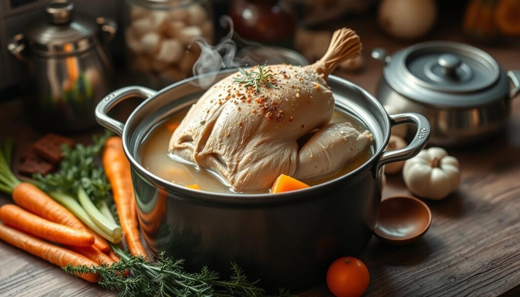 chicken soup from carcass