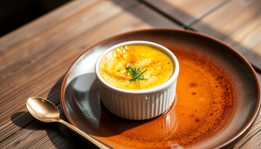 crab crème brûlée presentation crab crème brûlée presentation