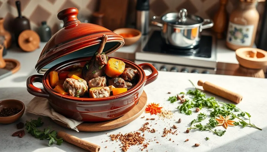 tagine rabbit cooking process tagine rabbit cooking process