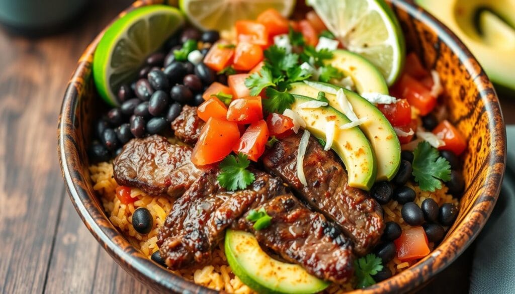 tex-mex steak bowl tex-mex steak bowl
