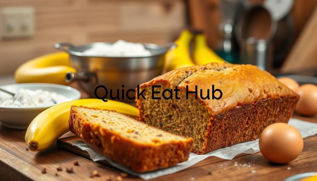 4 ingredient banana bread