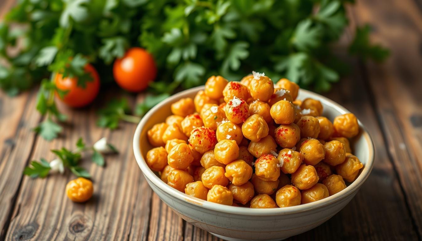 Air Fryer Crispy Chickpeas