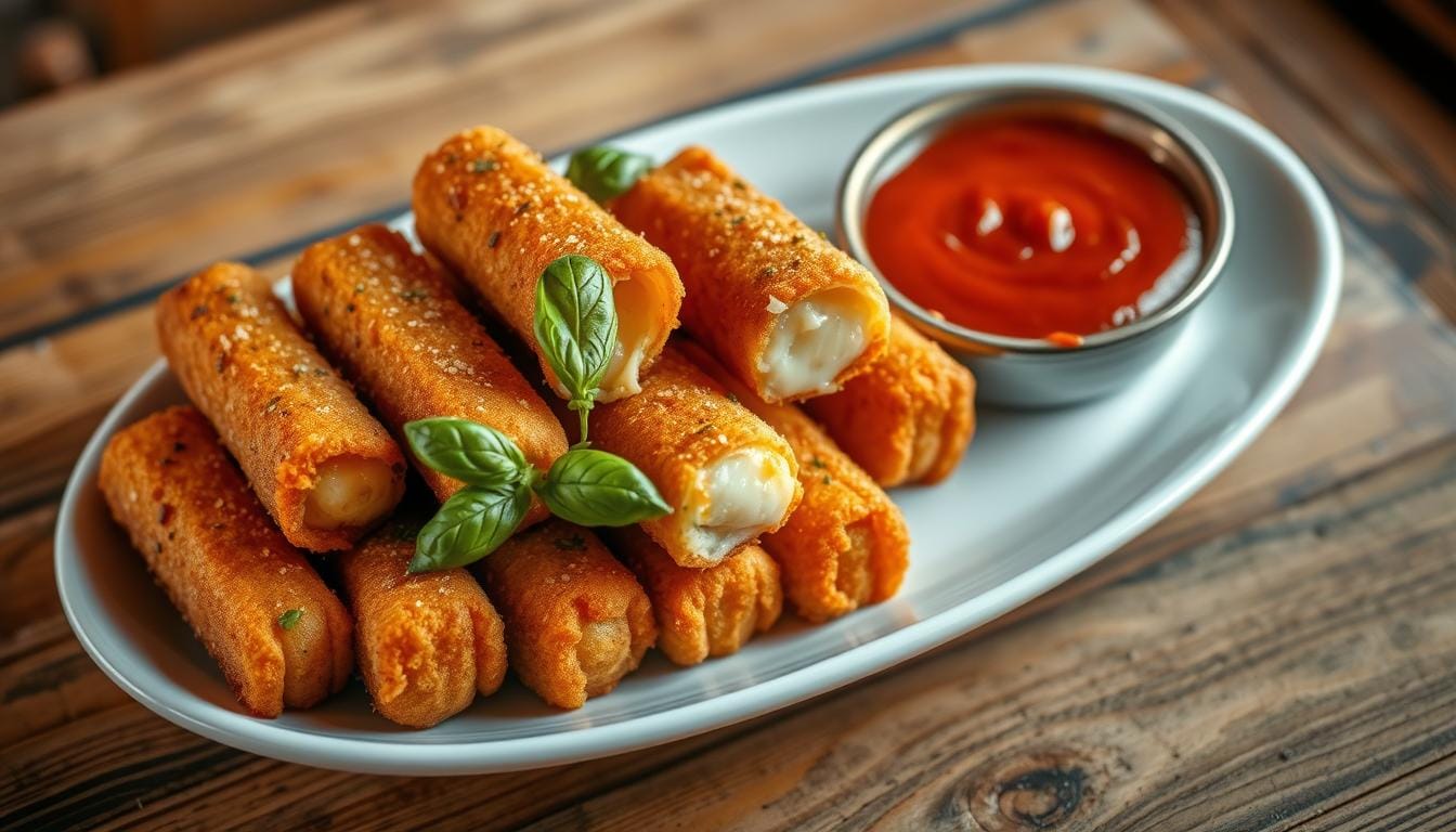 Air Fryer Mozzarella Sticks