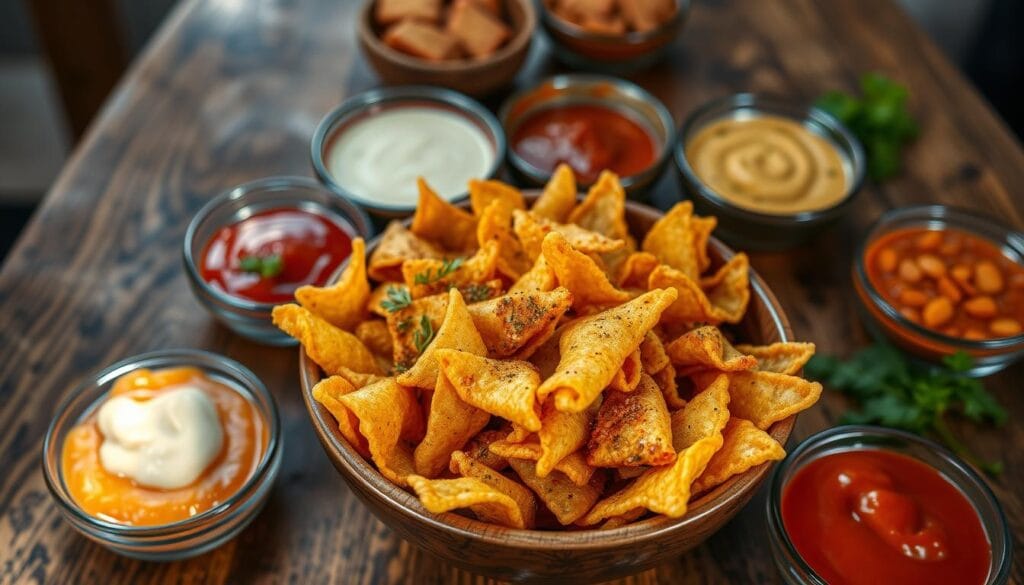 Air Fryer Pasta Chips