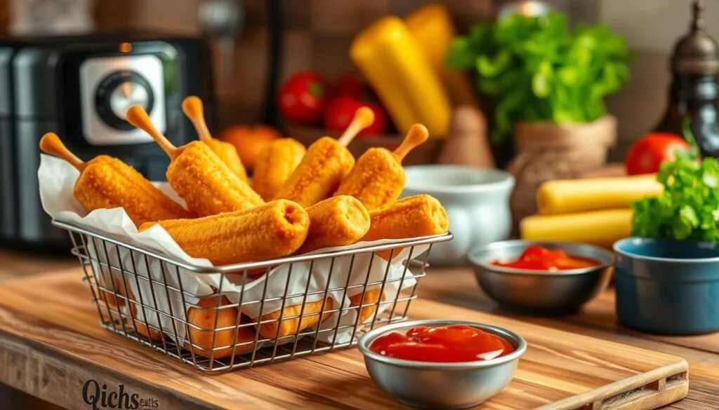 Homemade Corn Dogs Air Fryer Recipe Homemade Corn Dogs Air Fryer Recipe