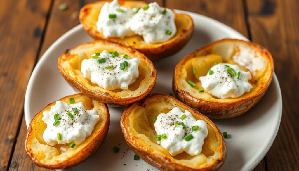 cottage cheese recipe for air fryer baked potato skins