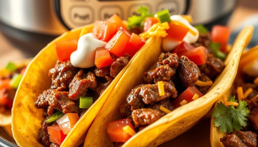 Instant Pot Beef Tacos