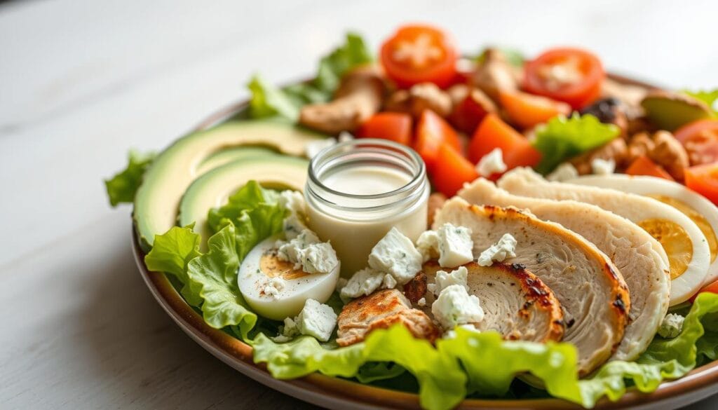 Low-Carb Cobb Salad Meal Prep Low-Carb Cobb Salad Meal Prep