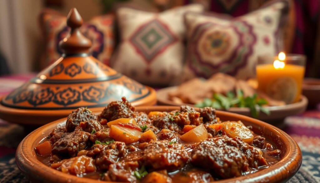 Slow-Cooked Moroccan Beef Tagine