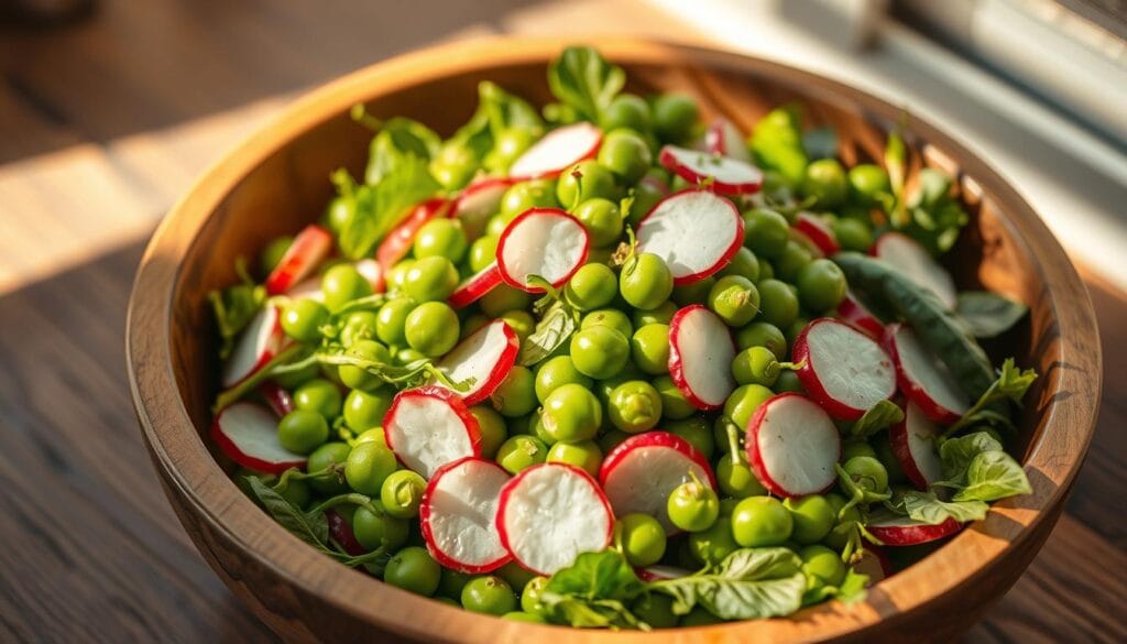 Spring Pea and Radish Salad