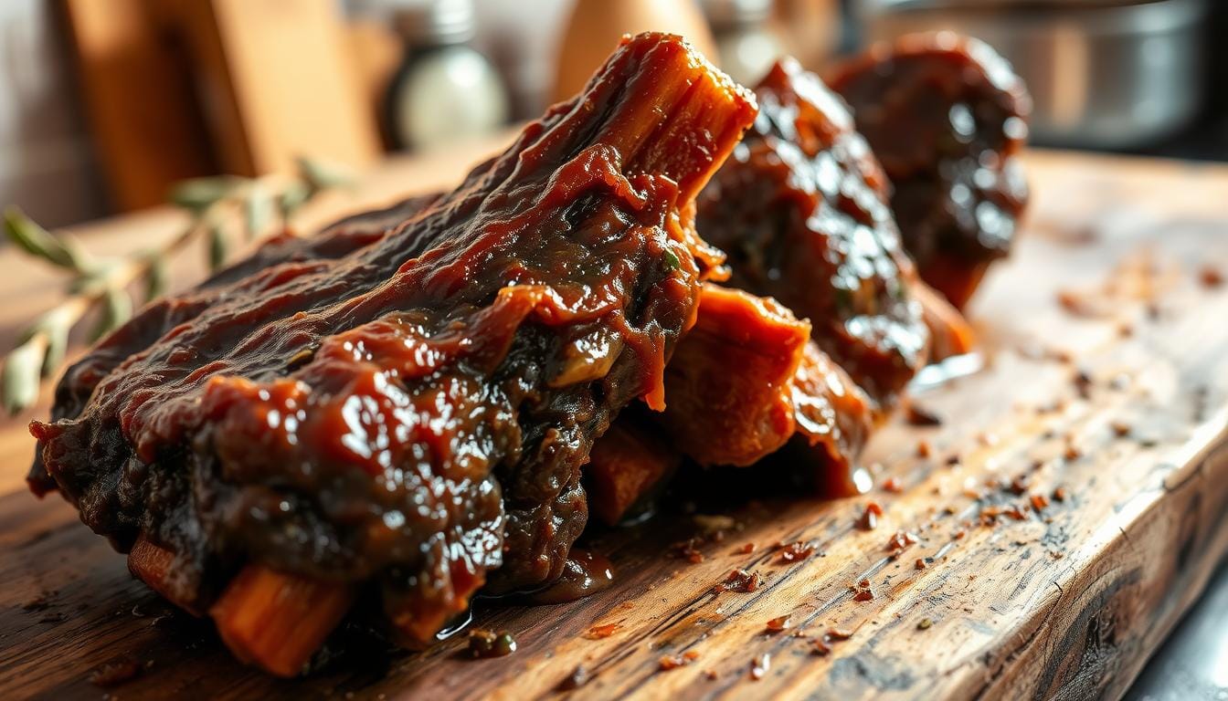 cooking short ribs in a slow cooker​