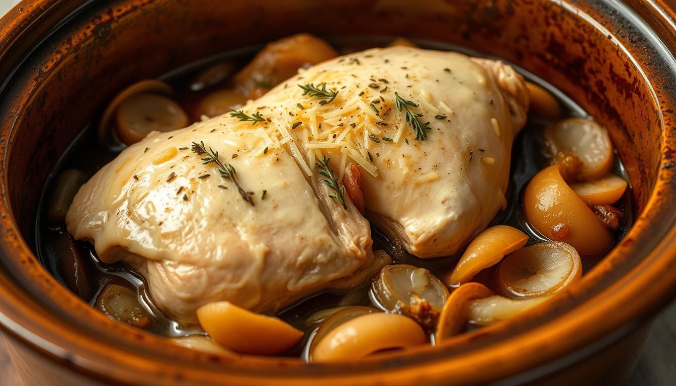 french onion chicken slow cooker