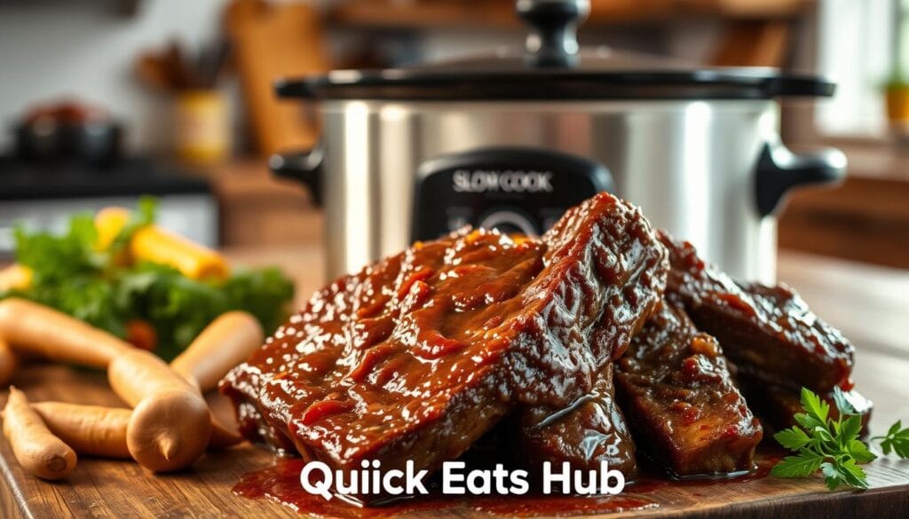 slow-cooked beef short ribs slow-cooked beef short ribs