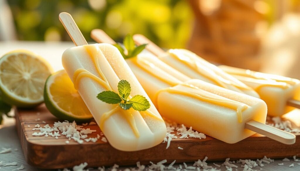 Coconut Lime Popsicles Coconut Lime Popsicles