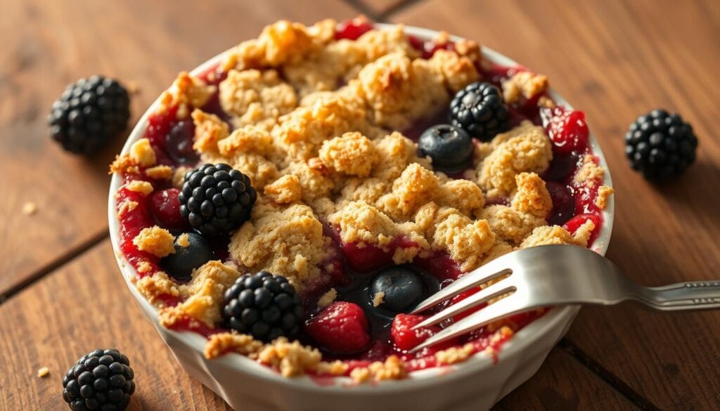 Keto-Friendly Berry Crumble Dessert