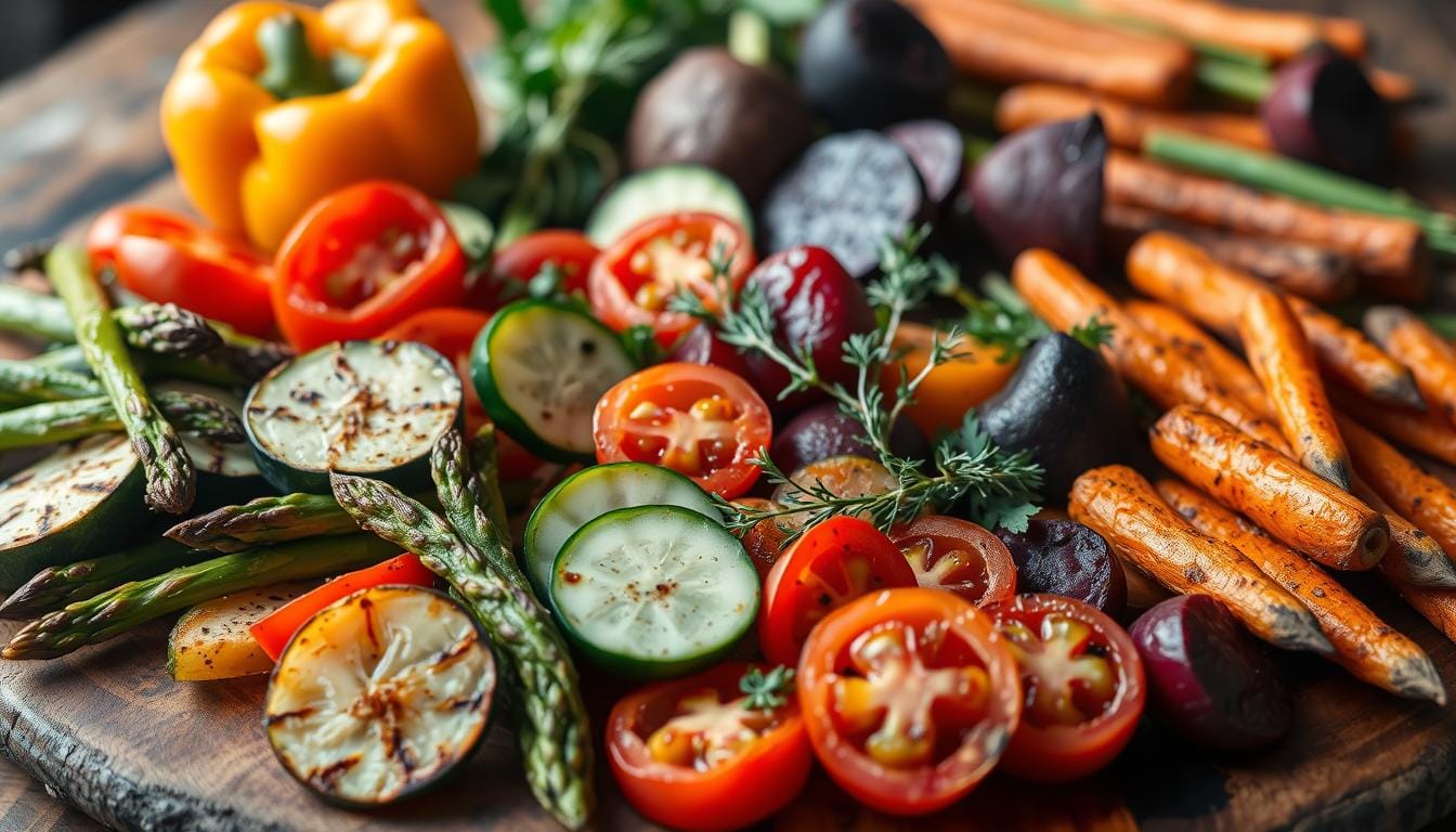 Low-Carb Grilled Vegetable Platter