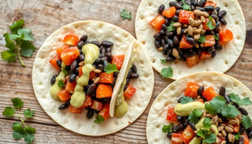Smoky Chipotle Black Bean Tacos