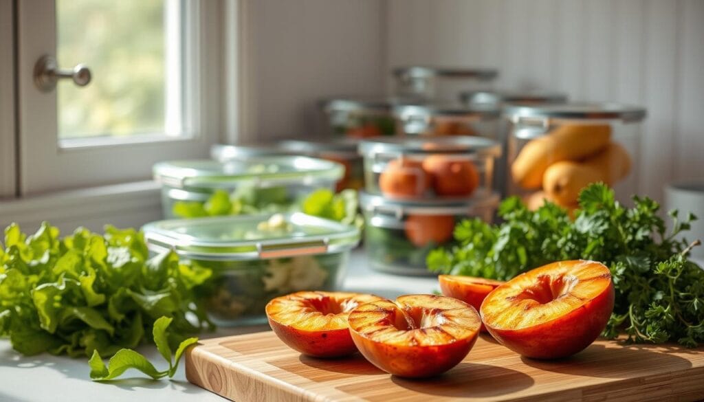 grilled peach summer salad storage tips grilled peach summer salad storage tips