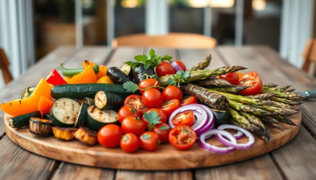 low-carb grilled vegetable platter low-carb grilled vegetable platter