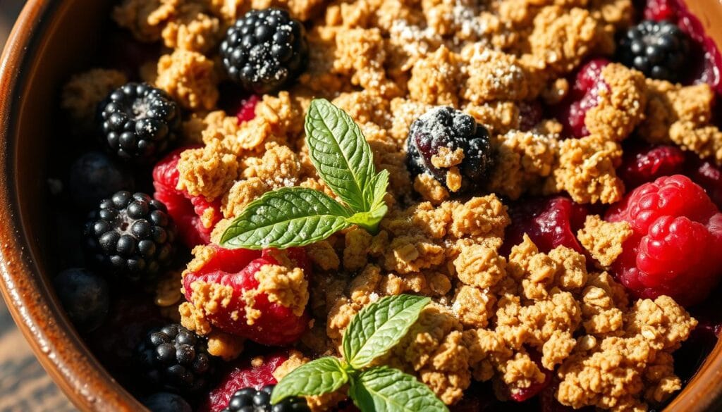 sugar-free berry crumble sugar-free berry crumble