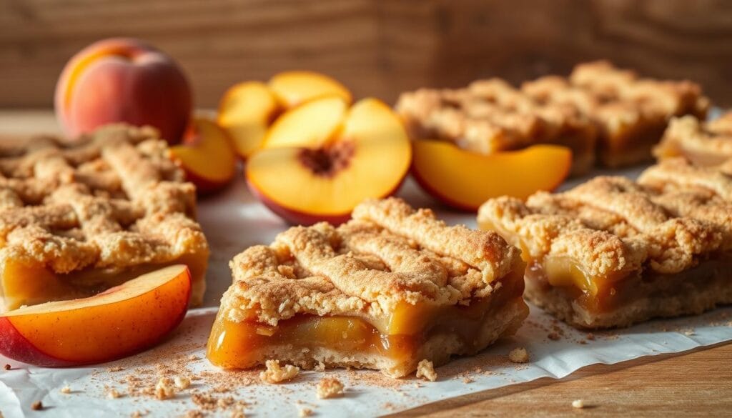 Cinnamon Peach Crumble Bars Variations Cinnamon Peach Crumble Bars Variations