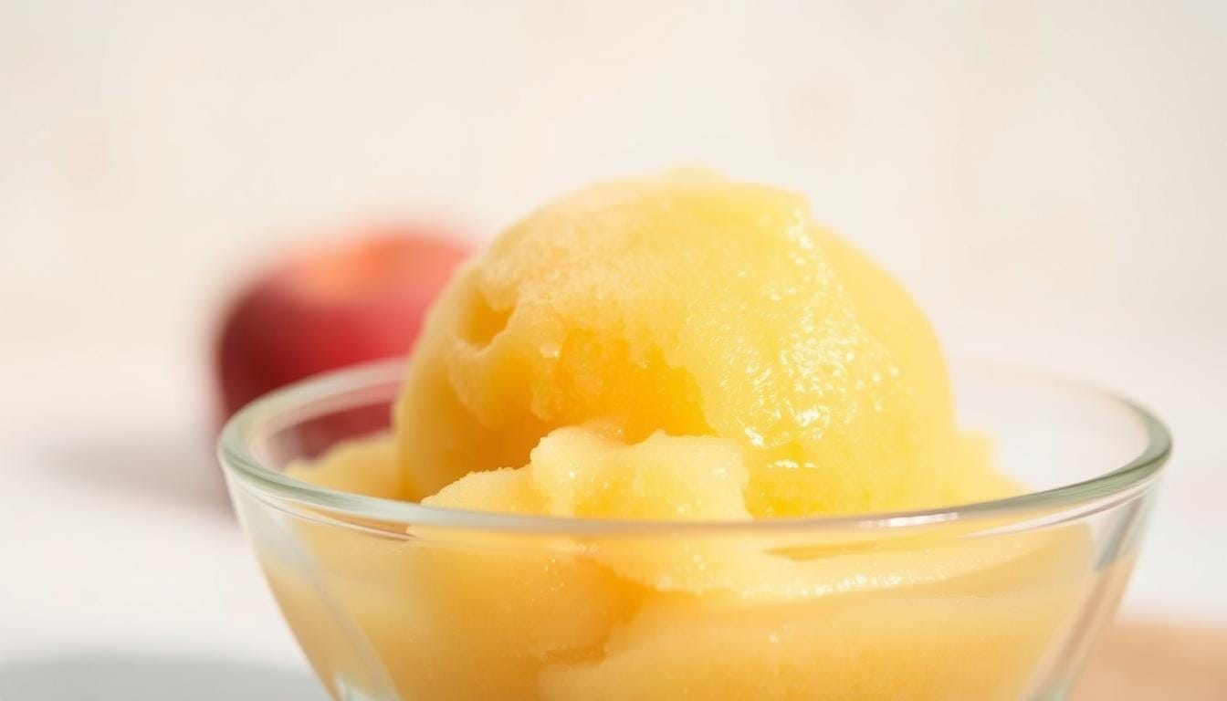 Easy Peach Sorbet