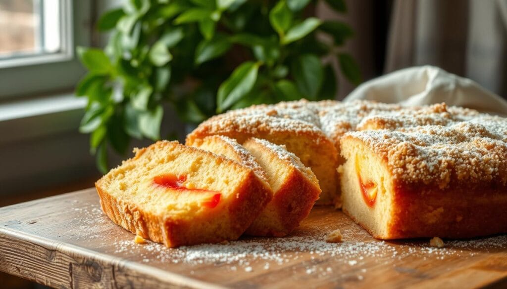 Italian Peach Crumb Cake serving suggestions Italian Peach Crumb Cake serving suggestions