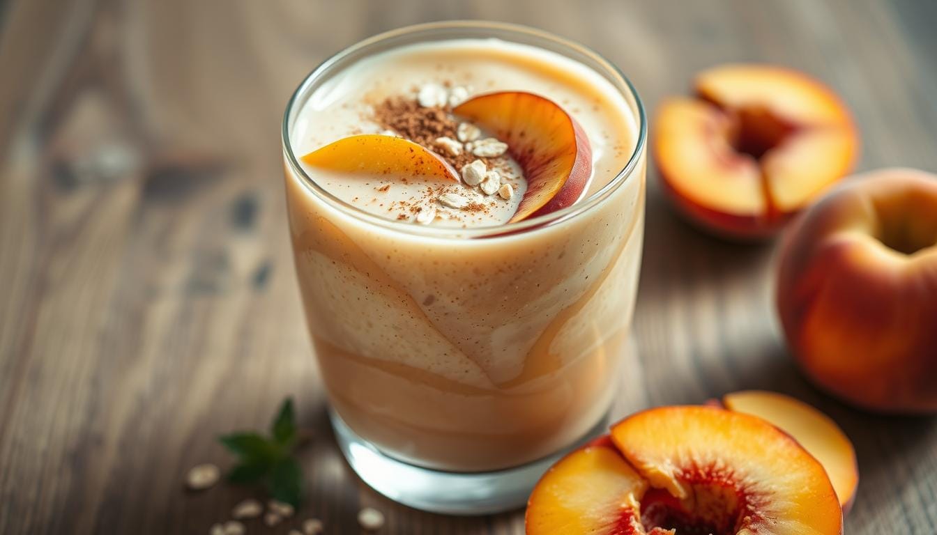 Peach Oatmeal Smoothie