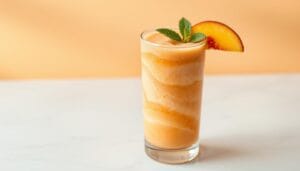 Peach Protein Smoothie for Summer