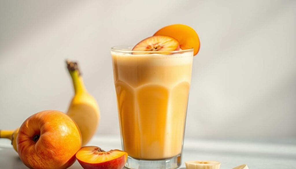 peach banana shake peach banana shake
