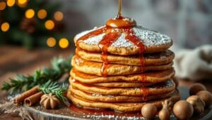 Gingerbread pancakes recipe