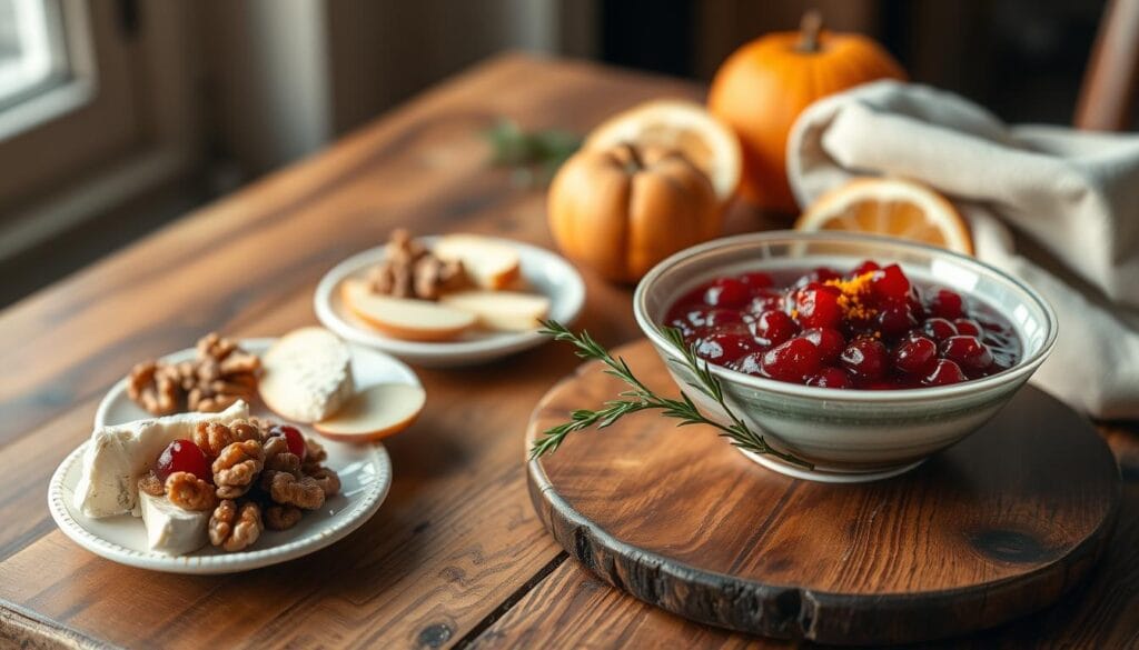 Thanksgiving cranberry sauce pairings