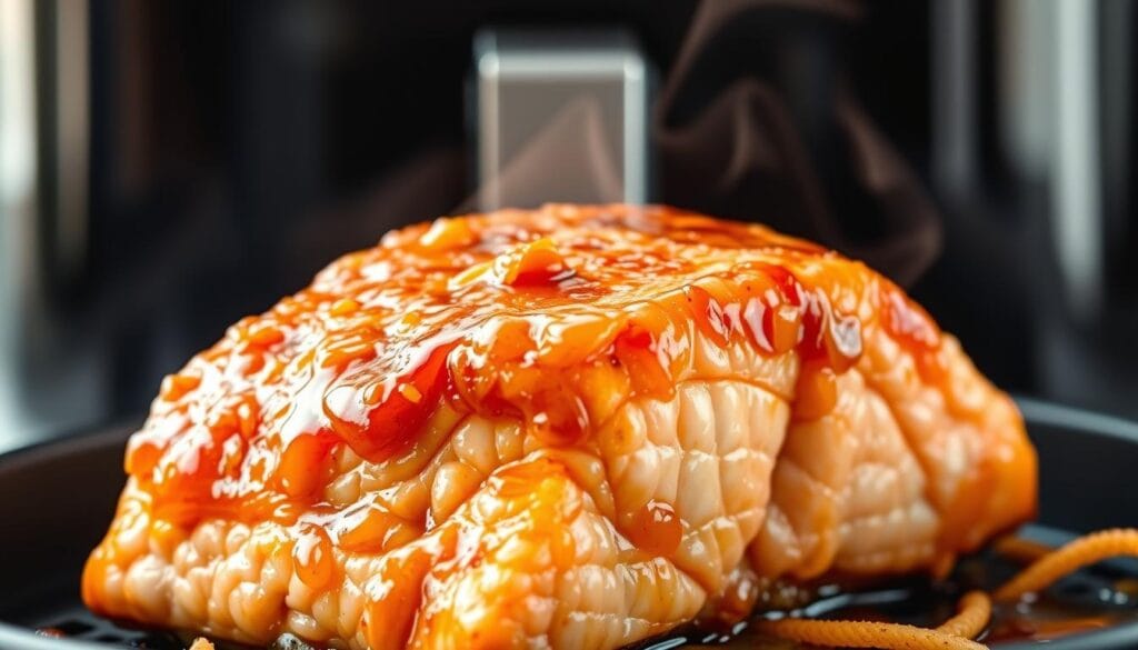 air fryer honey garlic salmon