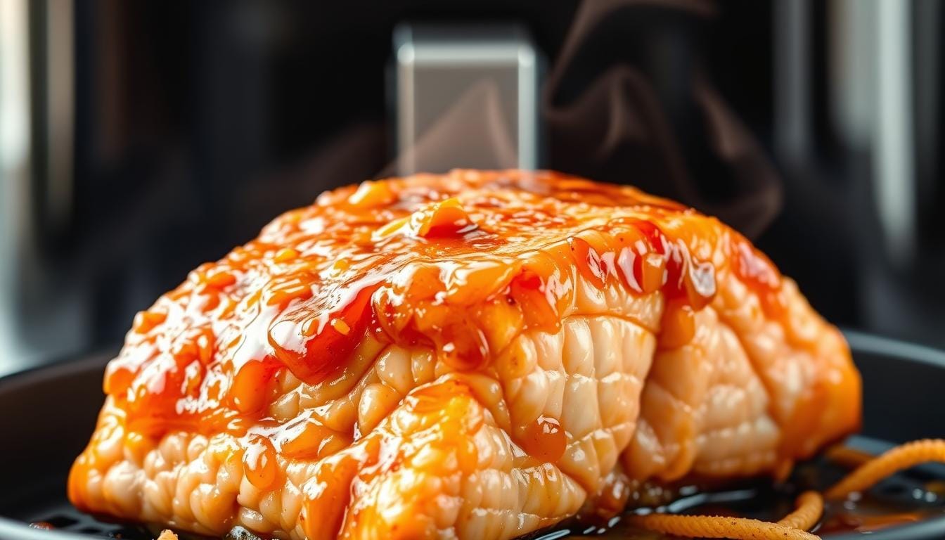 air fryer honey garlic salmon