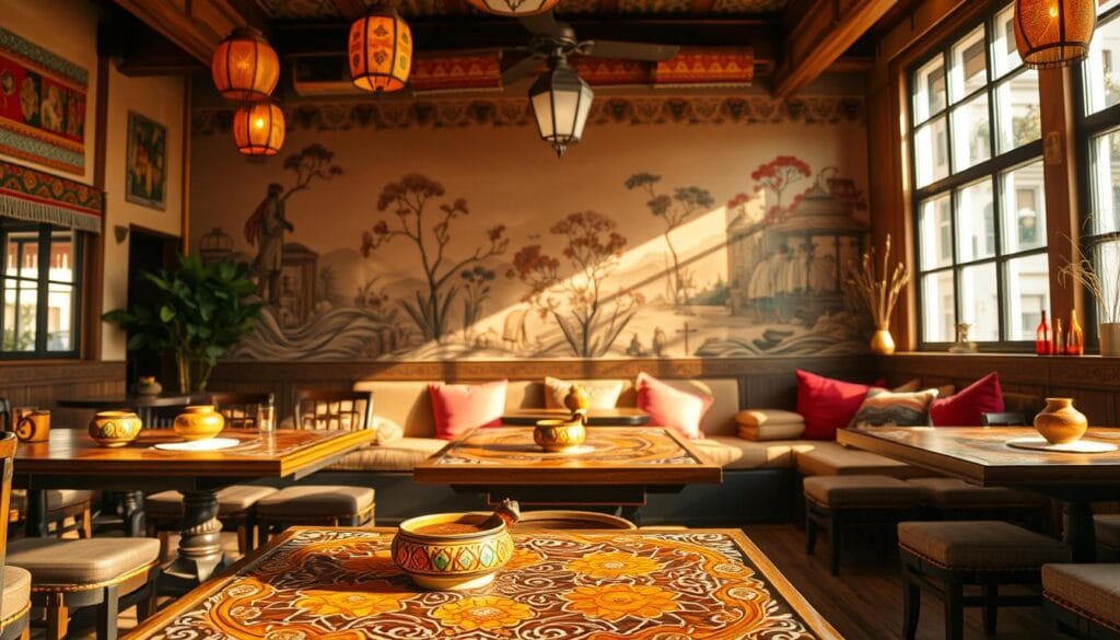 ethnic restaurant interior design