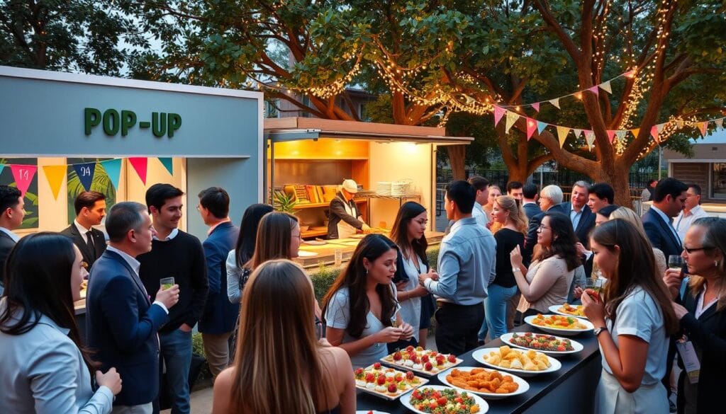 pop-up catering event