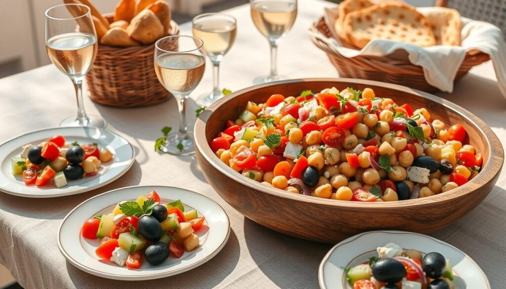 Serving Suggestions for Chickpea Salad Serving Suggestions for Chickpea Salad