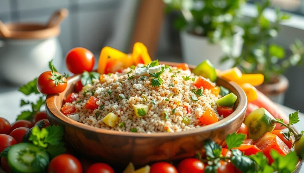 Serving suggestions for quinoa salad