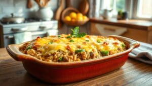 beef rice casserole