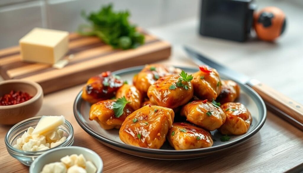 garlic butter chicken bites