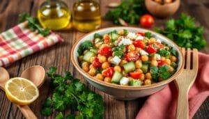 mediterranean chickpea salad
